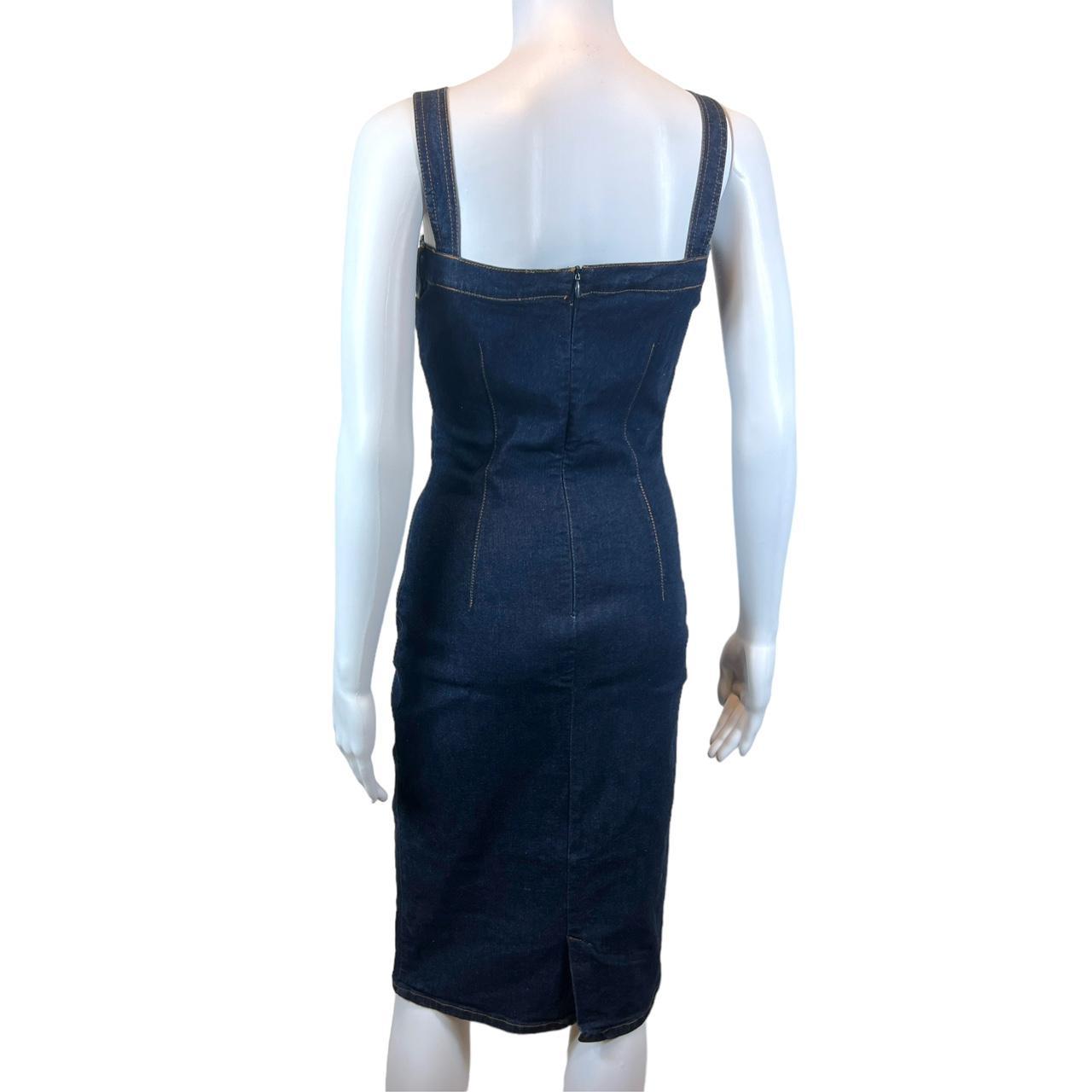 Dolce & Gabbana D&G Denim Midi Dress - Outfit Repeater