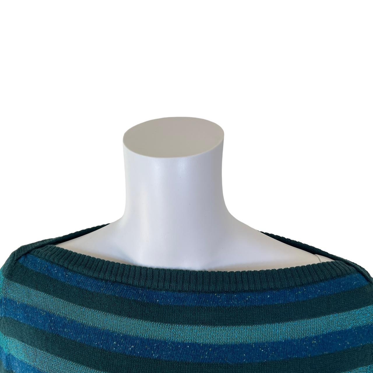 Dolce & Gabbana Blue Striped Knit Top - Outfit Repeater