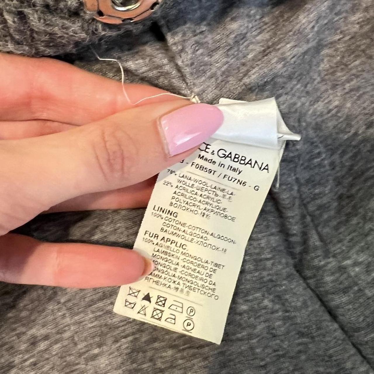 Dolce & Gabbana Gray Knit Penny Lane Jacket with Fur Trim - Outfit Repeater