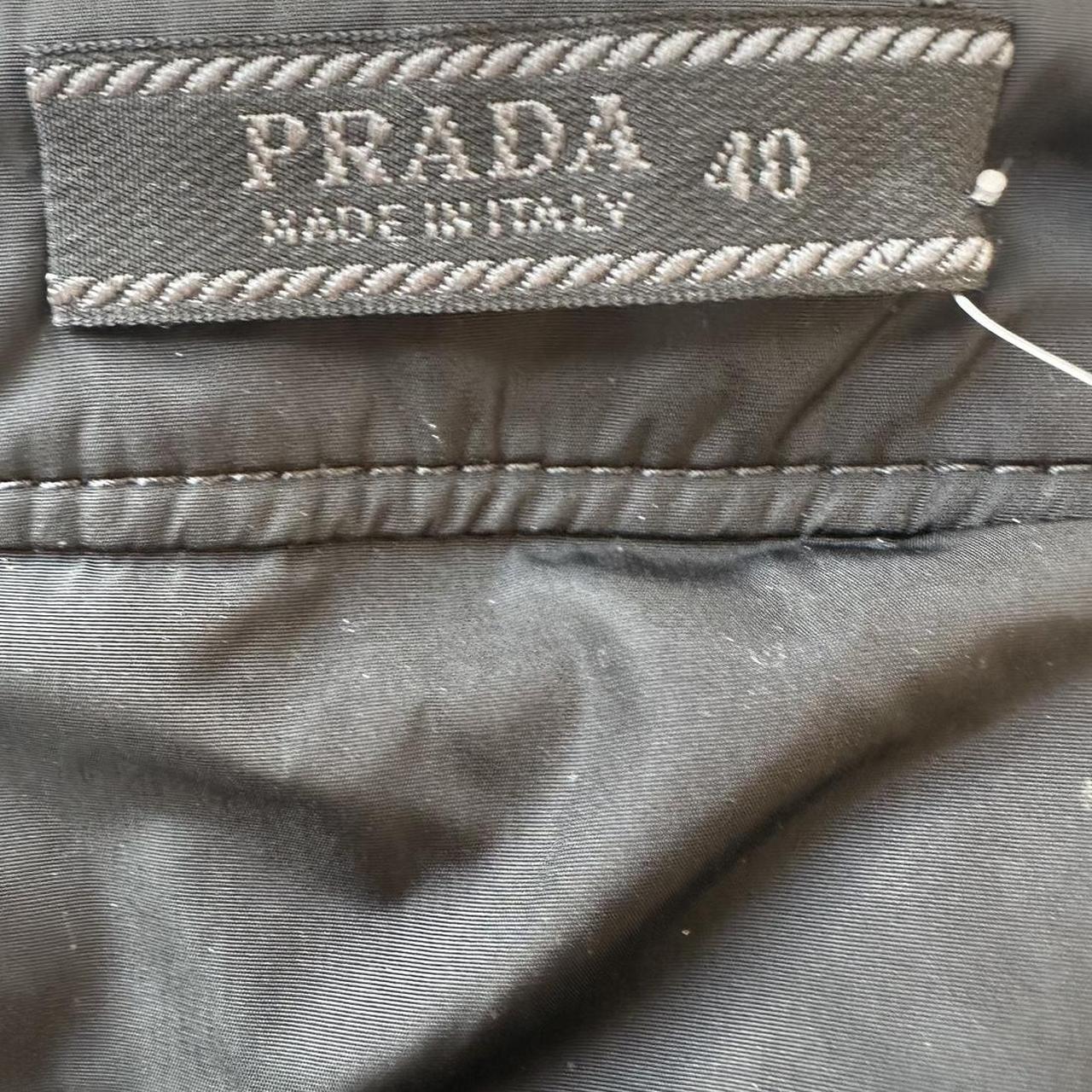 Prada Wool & Nylon Midi Skirt