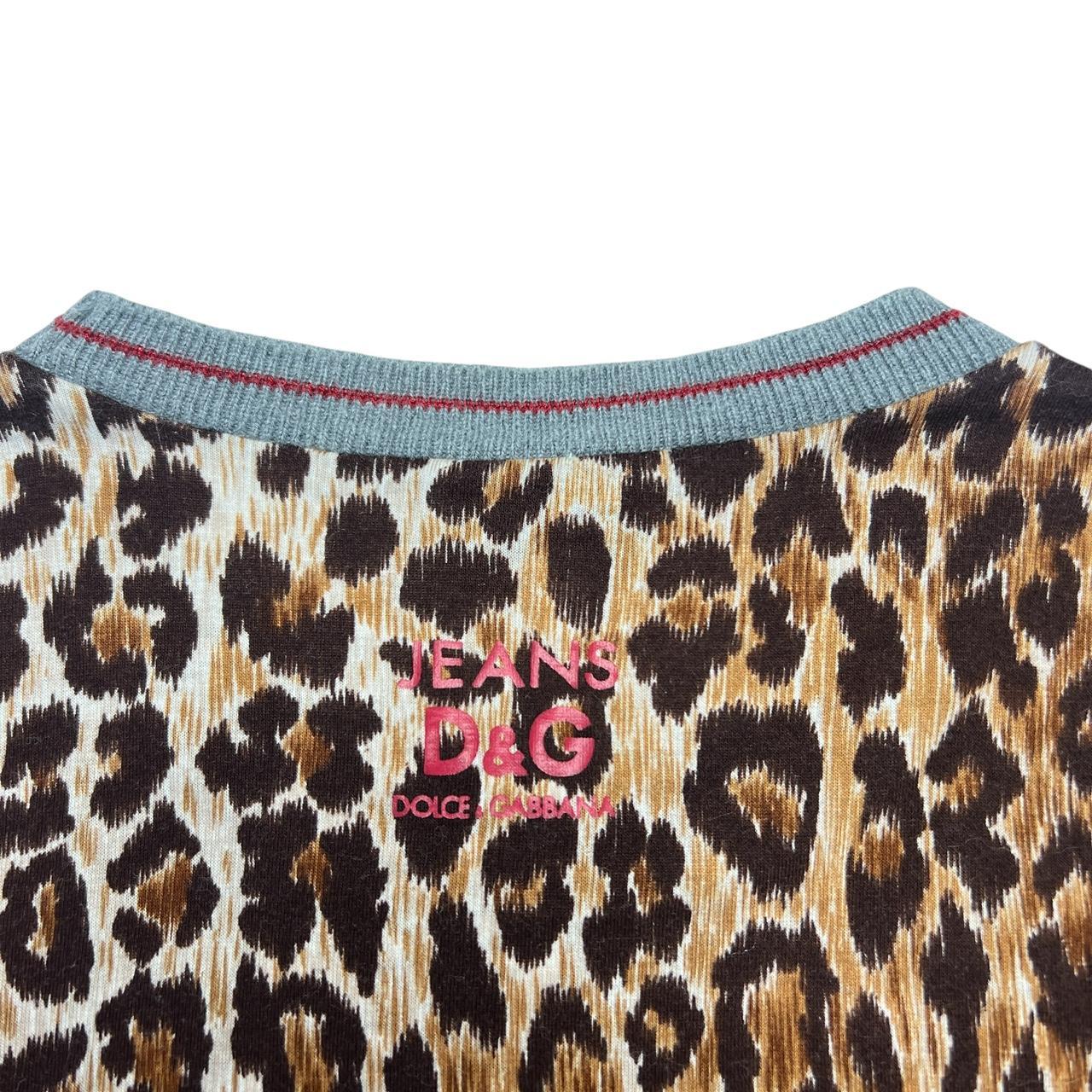 D&G Dolce & Gabbana Leopard Print T-Shirt