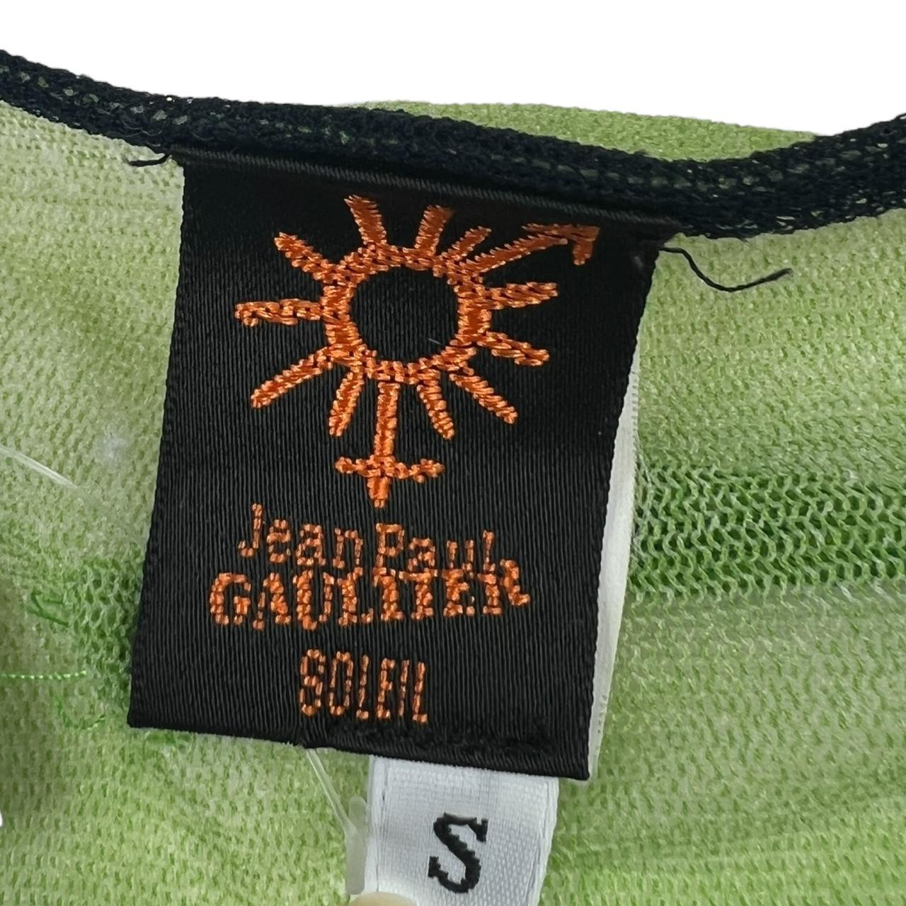 Jean Paul Gaultier Soleil Patchwork Printed Mesh Blouse Top - Outfit Repeater