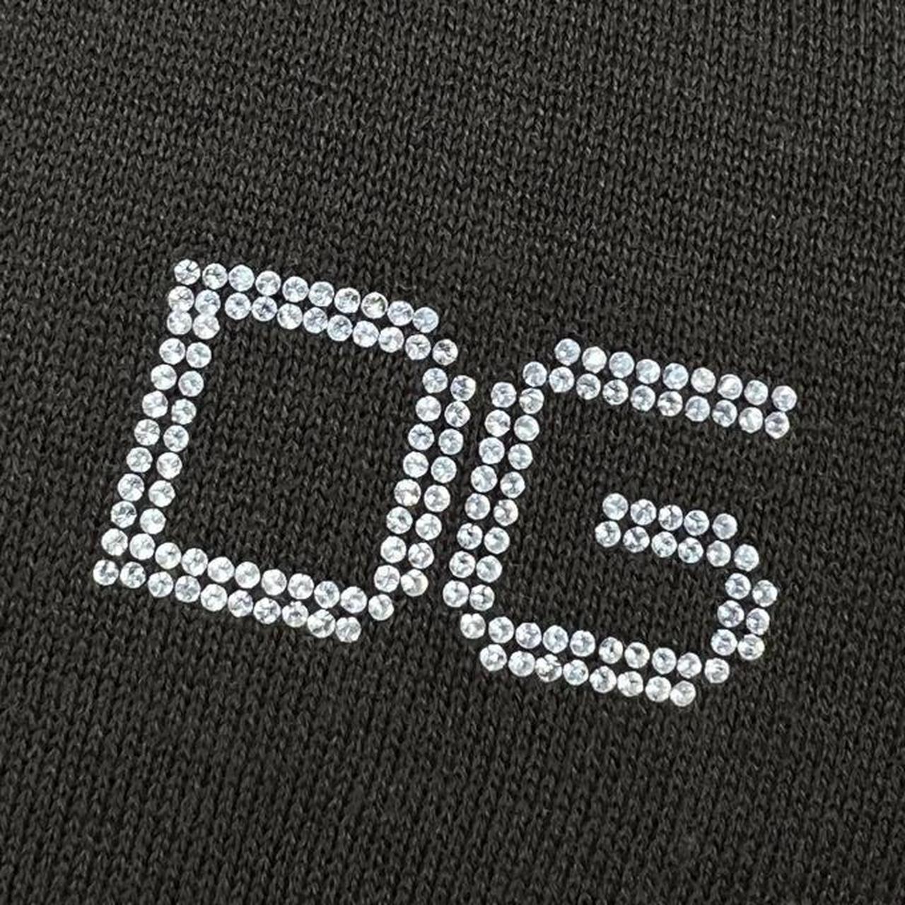 Dolce & Gabbana Brown Knit Polo with Crystal Logo - Outfit Repeater