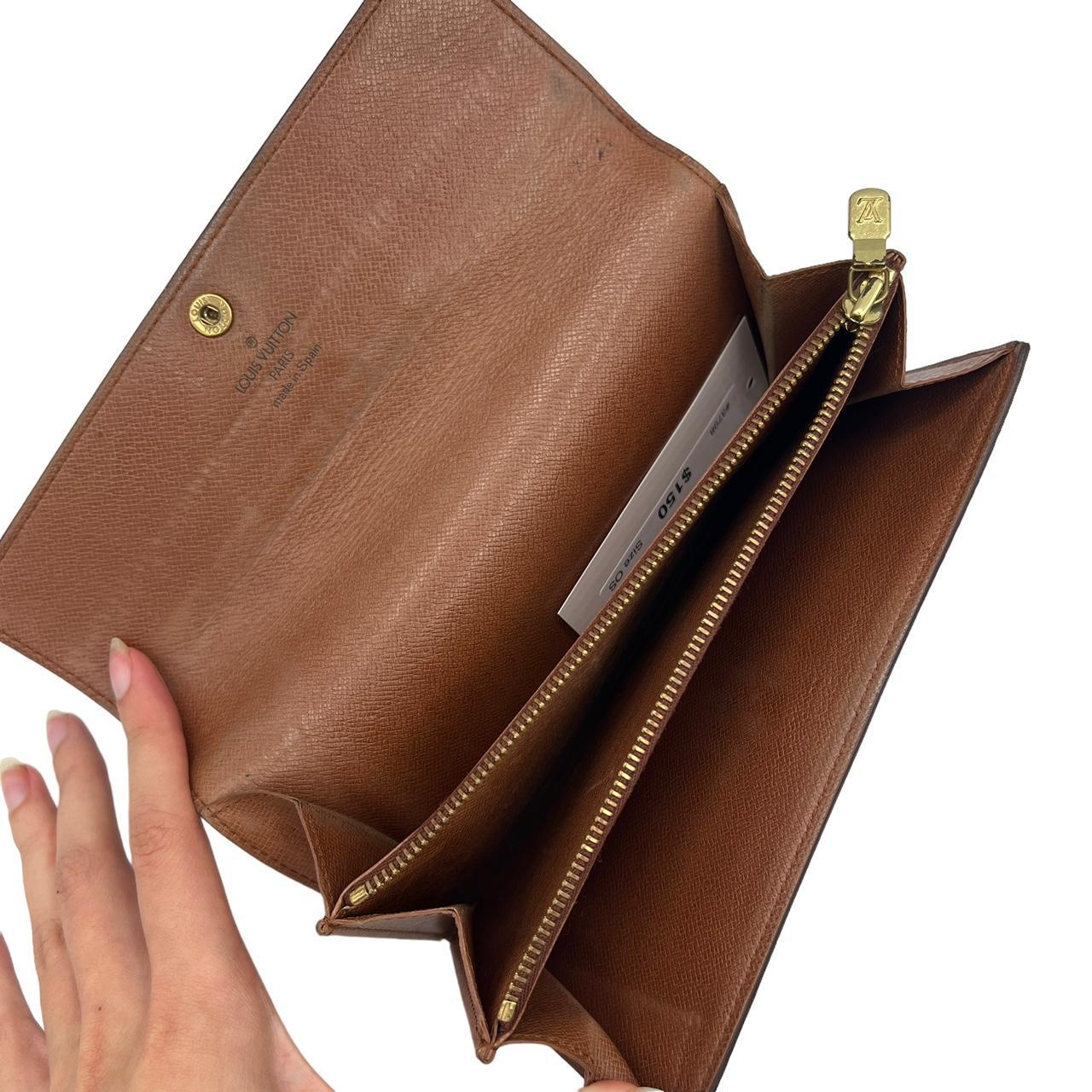 Louis Vuitton Monogram Canvas Sarah Long Wallet