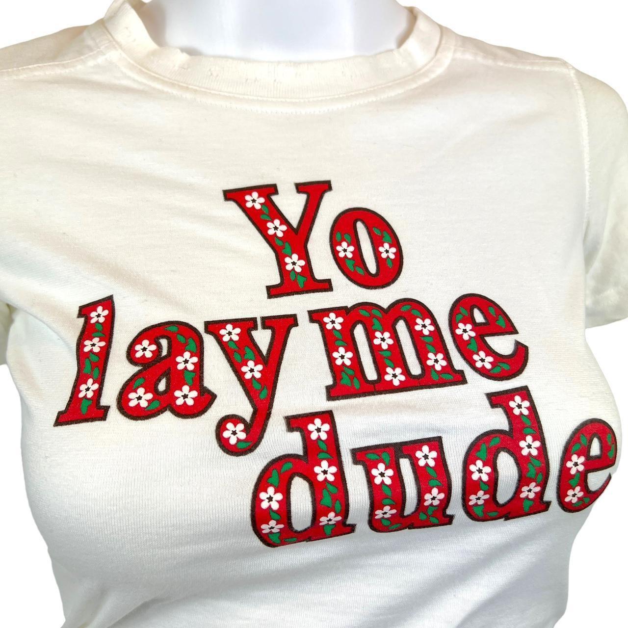 Dsquared2 'Yo Lay Me Dude' Graphic Logo T-Shirt - Outfit Repeater