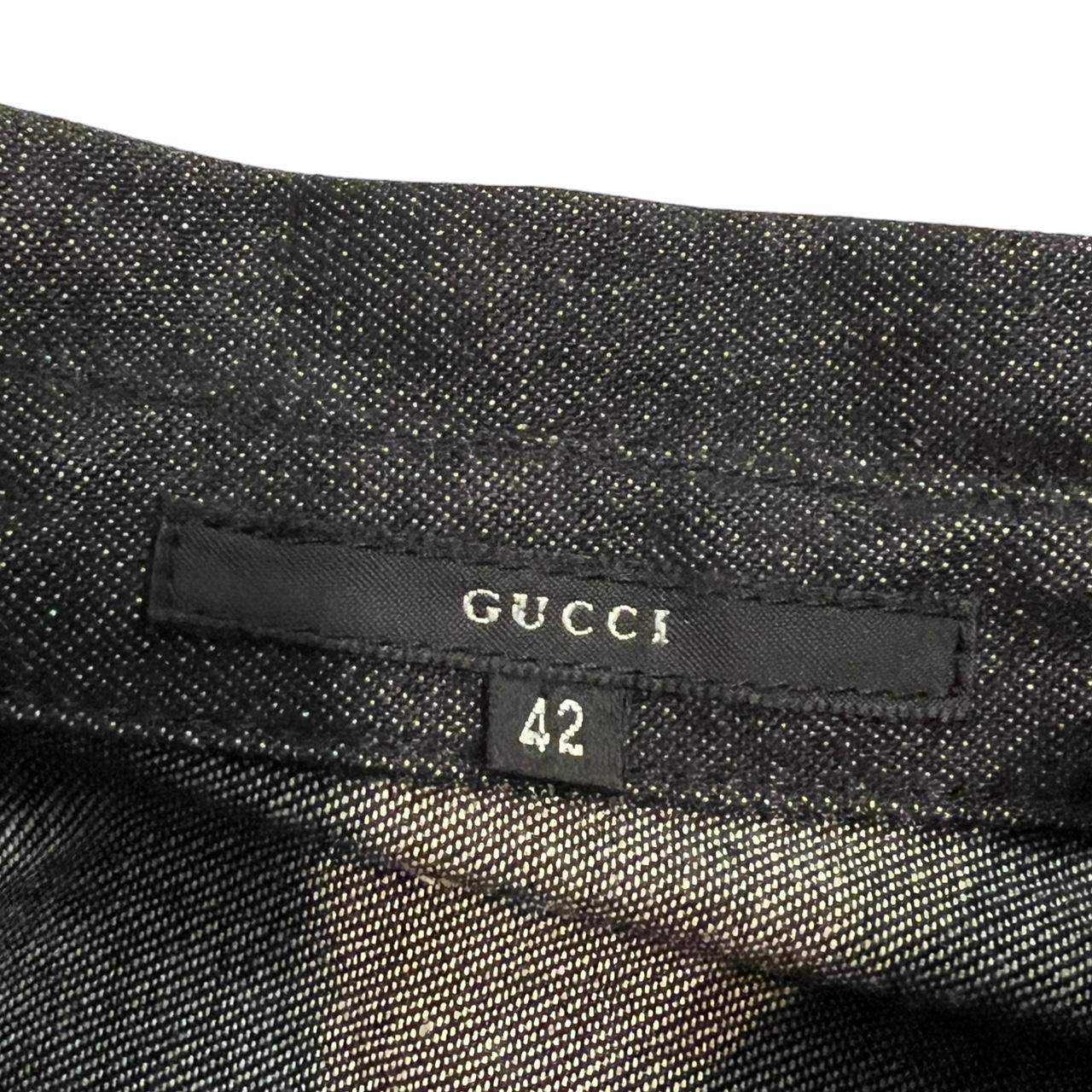 Gucci by Tom Ford 1998 Black Denim Jacket - Outfit Repeater