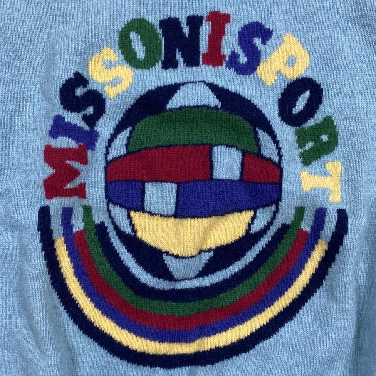 Missoni Sport Colorful Spell-Out Logo Wool Sweater - Outfit Repeater