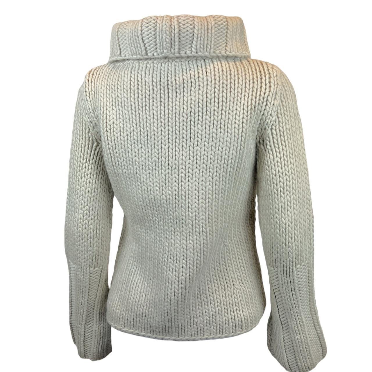 Gucci By Tom Ford Beige Chunky Knit Turtleneck Sweater - Outfit Repeater