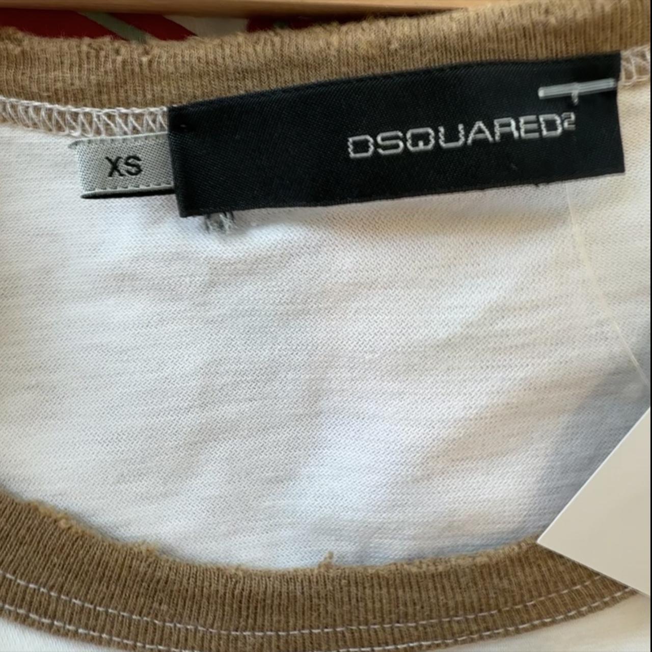 Dsquared2 Deer Logo Graphic Ringer T-Shirt - Outfit Repeater