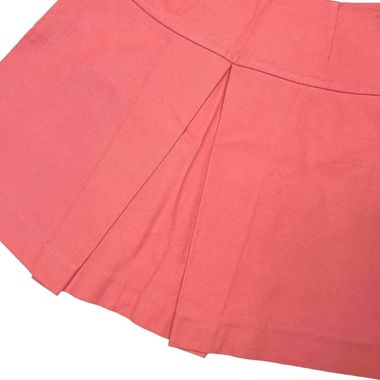 Miu Miu F/W 2007 Bright Pink Front Pleat Mid Length Skirt