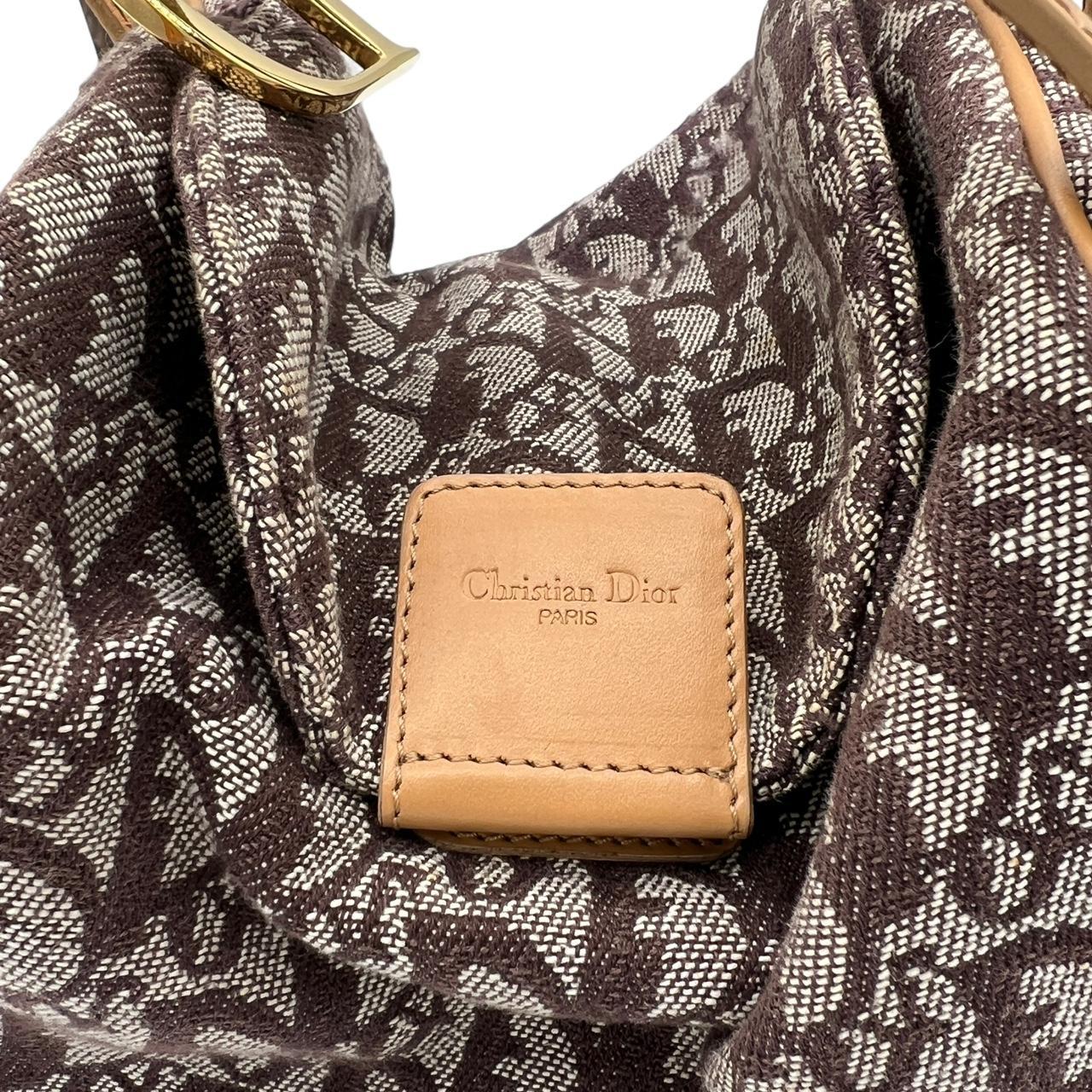 Christian Dior by John Galliano Trotter Monogram Print Mini Bowler Bag - Outfit Repeater