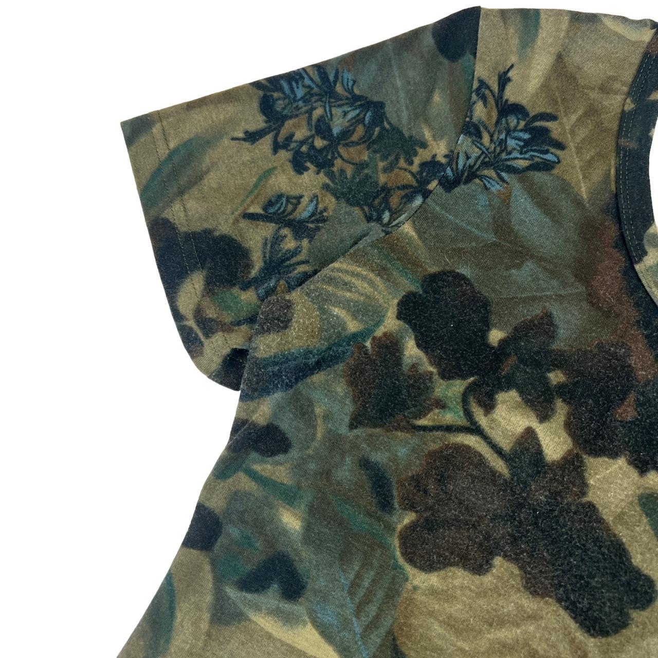 Christian Dior by John Galliano S/S 2005 Camo Print Bedazzled T-Shirt