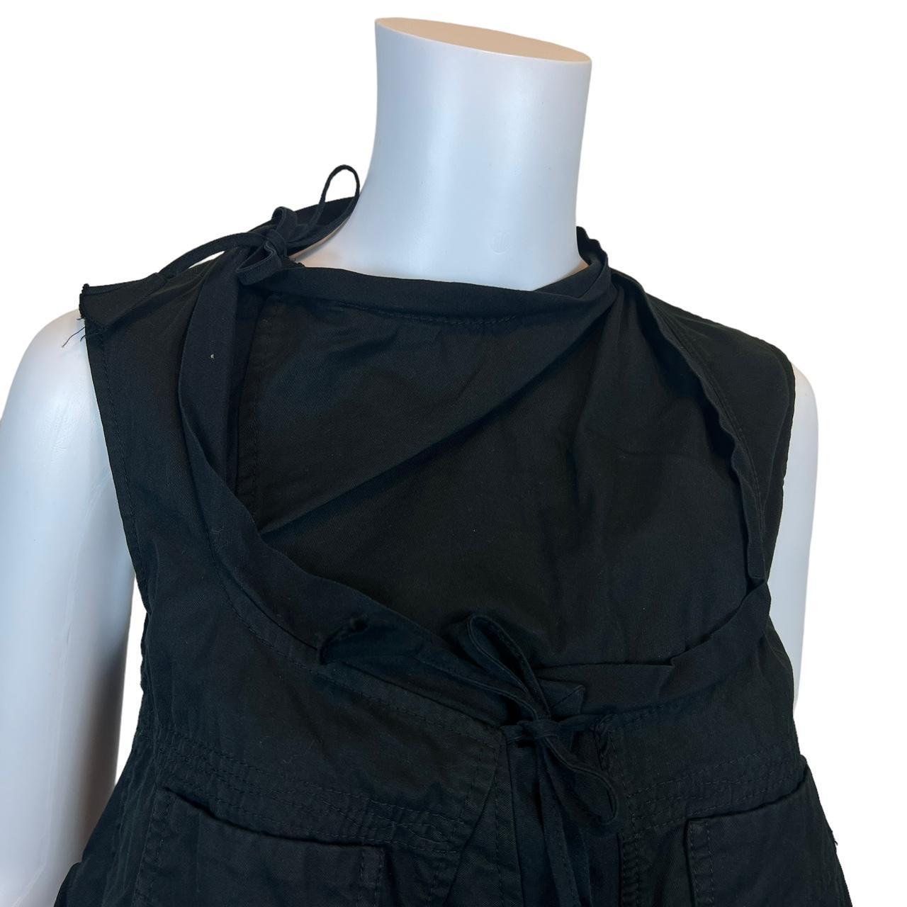 Gucci By Tom Ford S/S 2002 Black Wrap Style Cargo Vest - Outfit Repeater