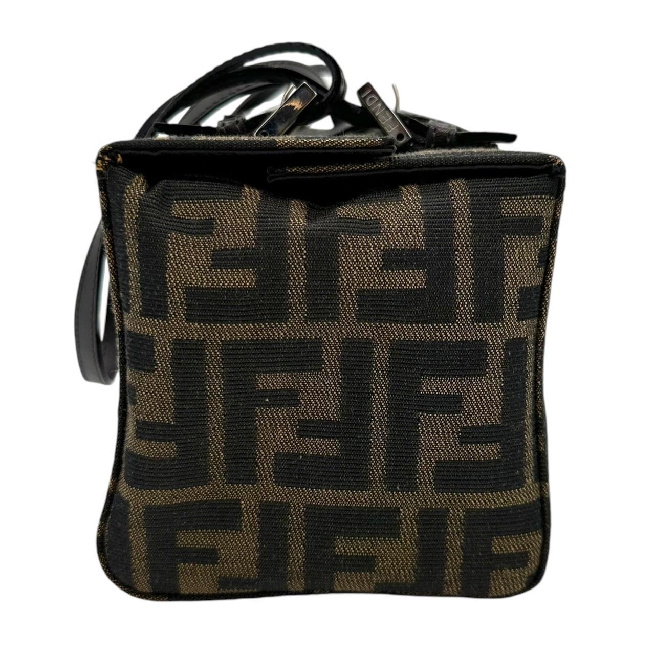 Fendi Zucca Monogram Rectangle Baguette Shoulder Bag - Outfit Repeater