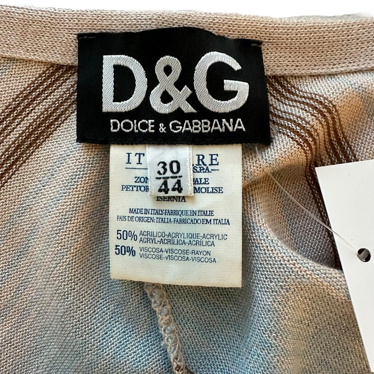 D&G Dolce & Gabbana Knit Wrap Top