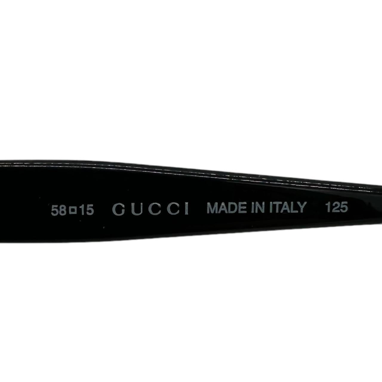 Gucci Black Oversized Aviator Sunglasses