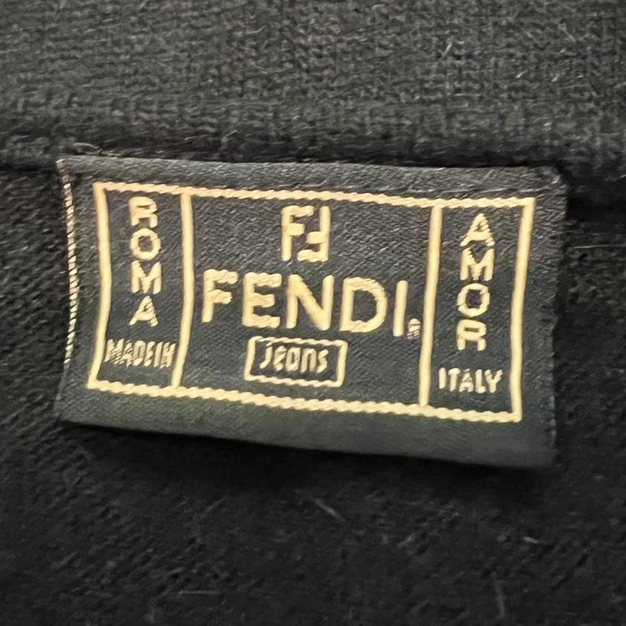 Fendi Jeans Black Rabbit Fur Cropped Knit Vest - Outfit Repeater