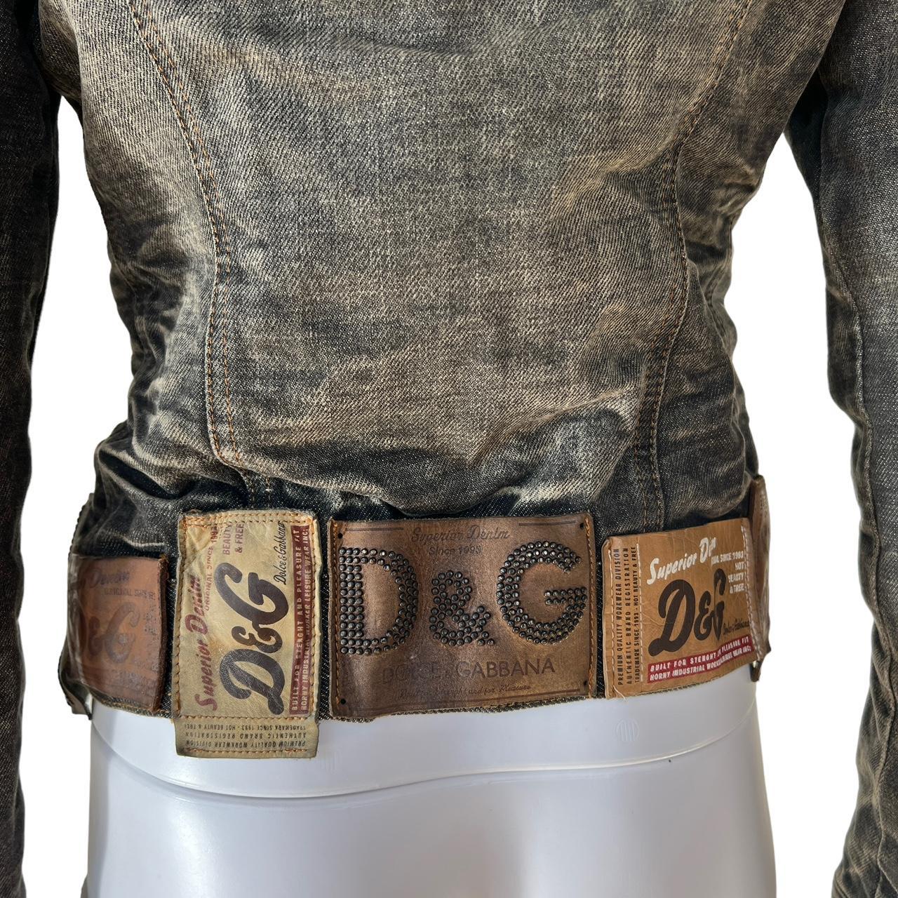 Dolce & Gabbana Logo Patch Denim Jacket - Outfit Repeater