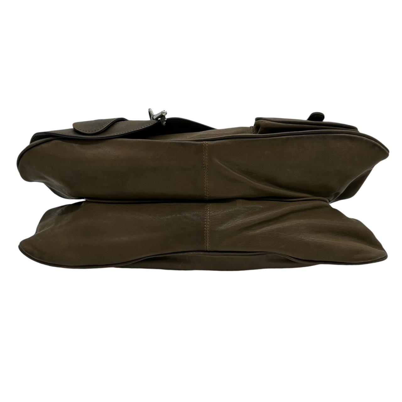 Christian Dior Brown Leather Gaucho Shoulder Bag - Outfit Repeater