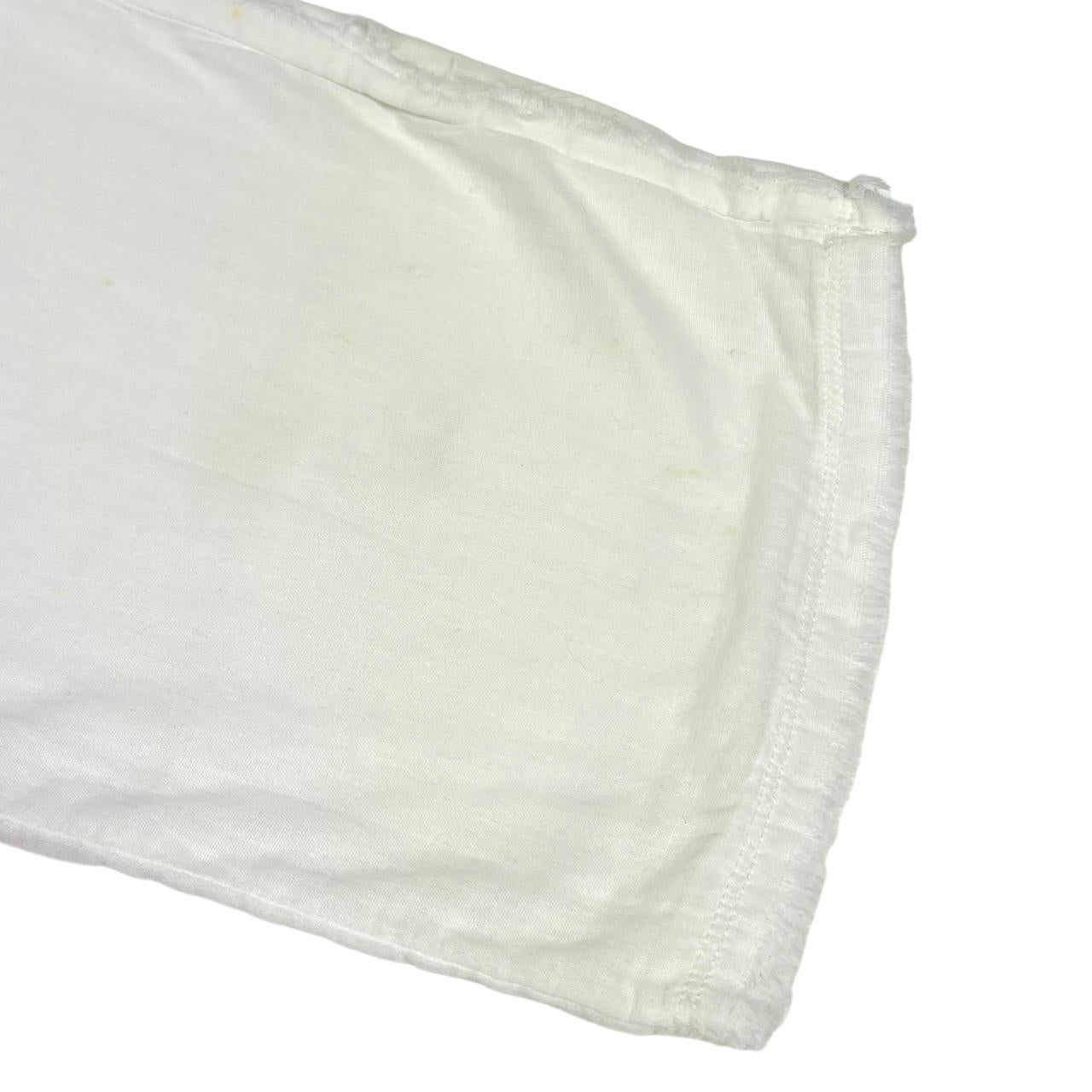 Diesel White Wide Leg Cotton Parachute Pants