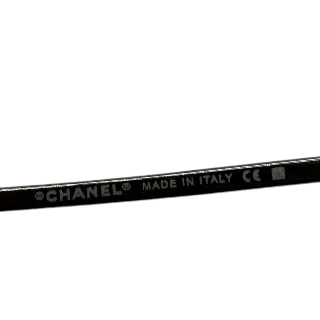 Chanel Oversized Brown Oval Sunglasses