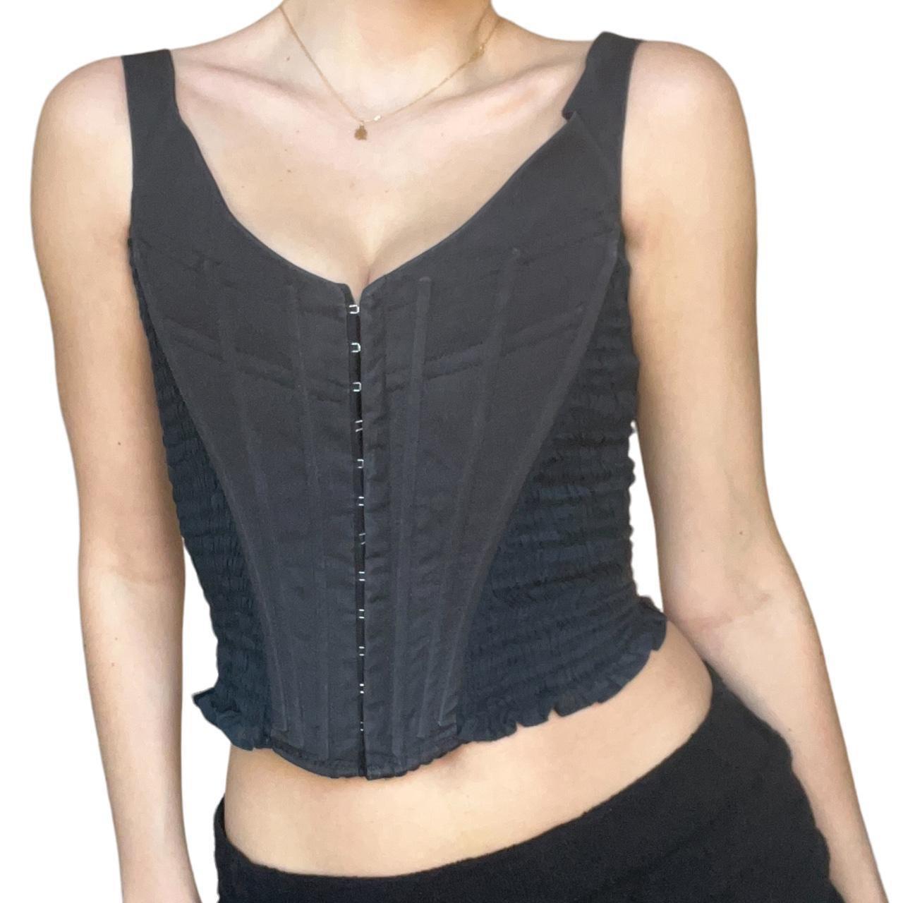 Vivienne Westwood Black Ruched Side Corset