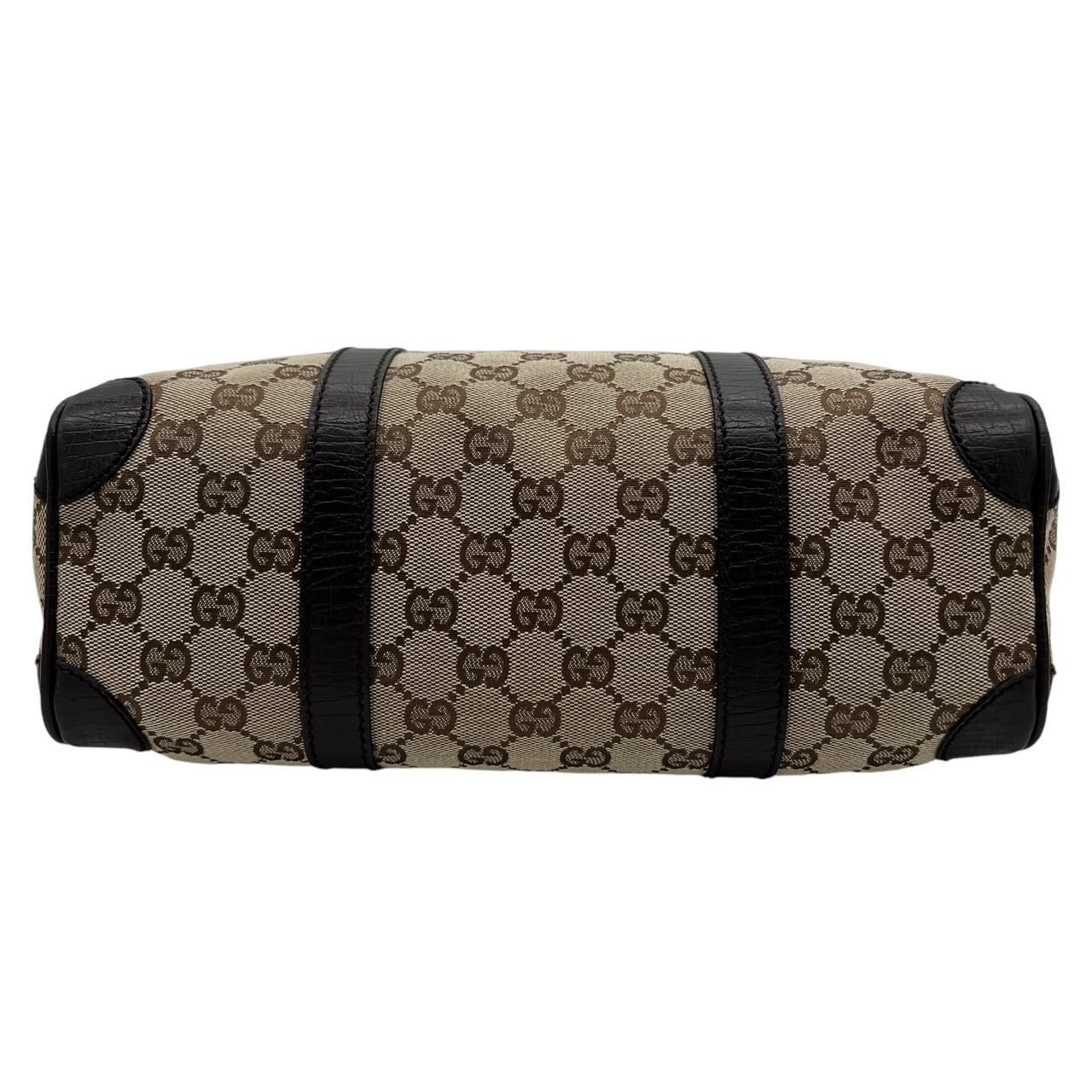 Gucci Monogram Canvas Boston Bag