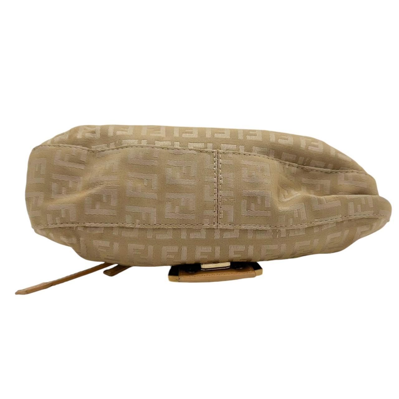 Fendi Mini Bucket Shoulder Bag Gold Zucchino Monogram