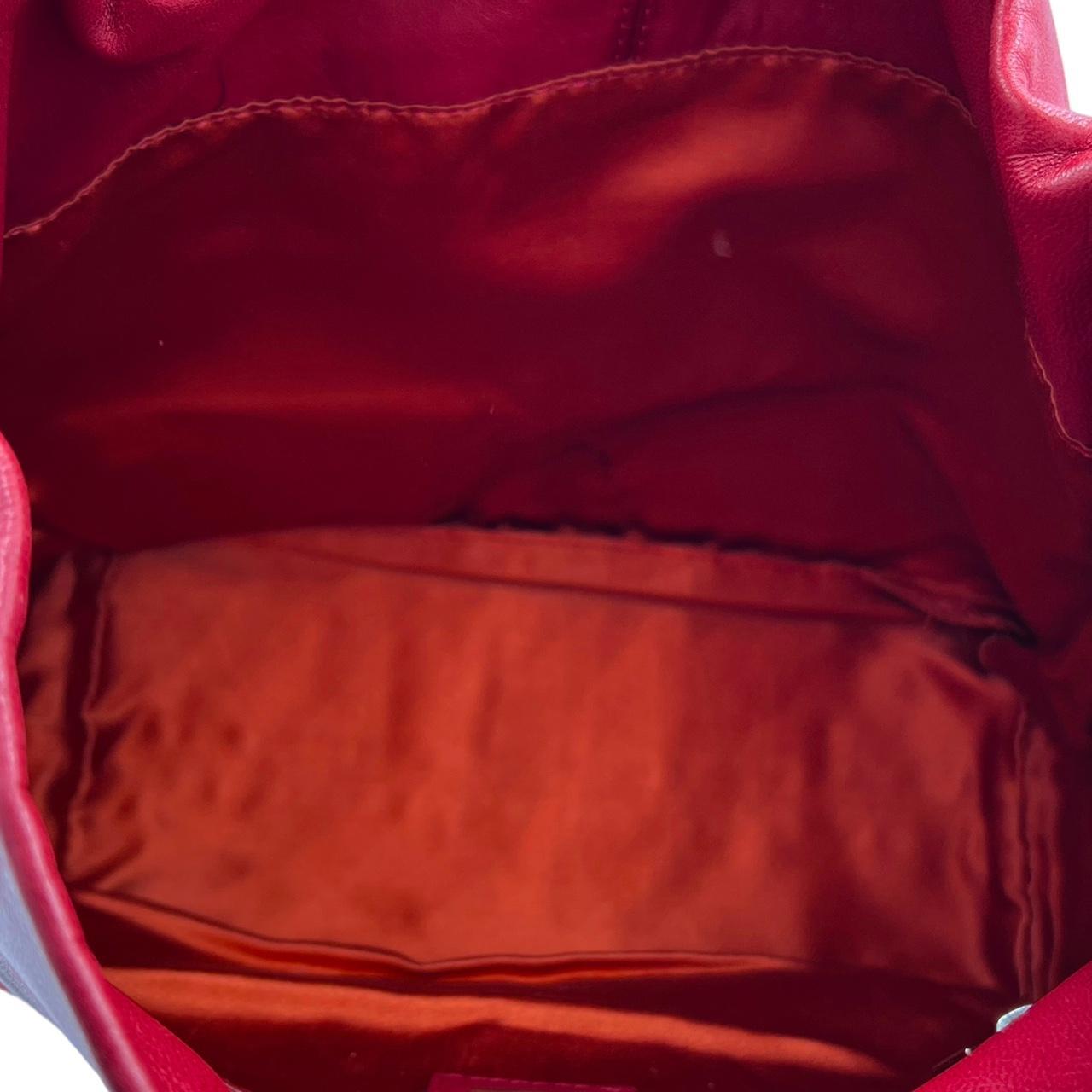 Fendi Red Leather Bucket Bag - Outfit Repeater