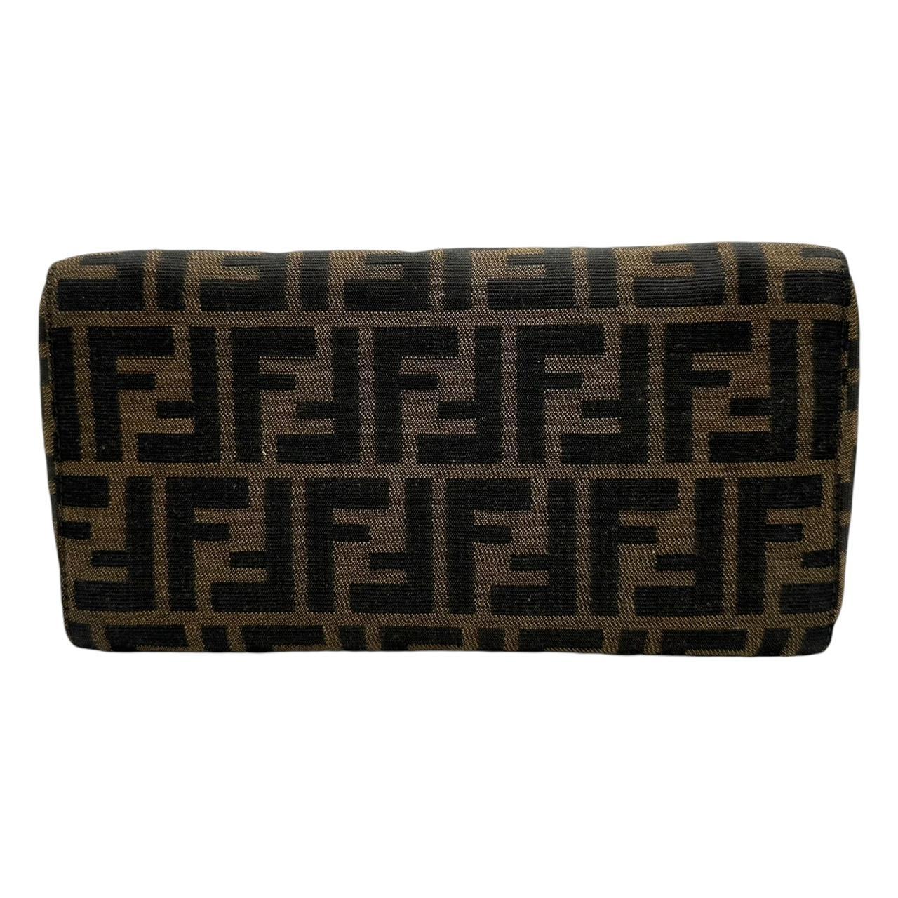 Fendi Zucca Monogram Rectangle Baguette Shoulder Bag - Outfit Repeater