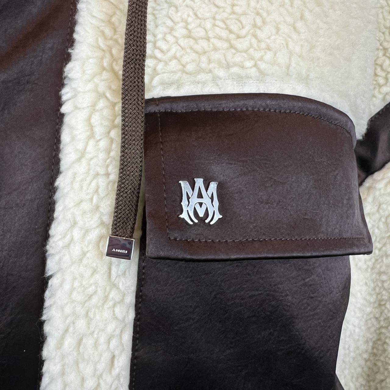 Amiri Sherpa Hybrid Cropped Workwear Track Jacket - Outfit Repeater