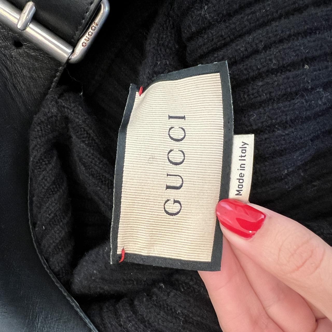 Gucci Cropped Cashmere Turtleneck Sweater