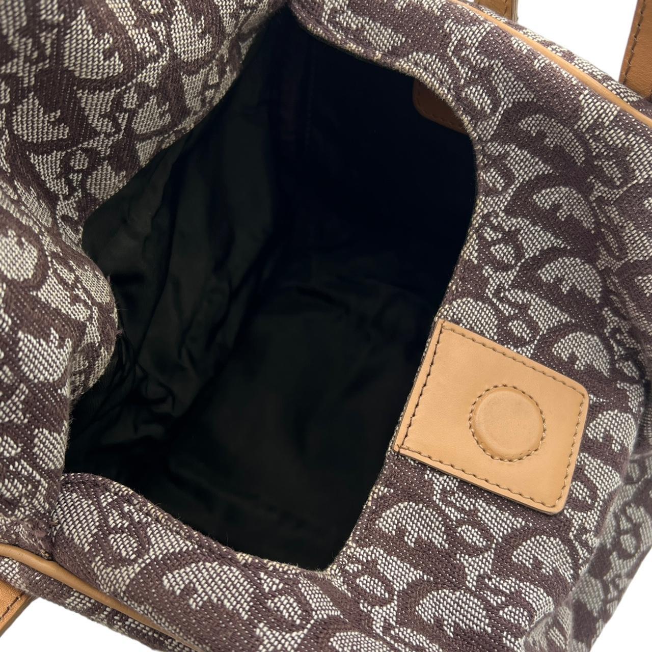 Christian Dior by John Galliano Trotter Monogram Print Mini Bowler Bag - Outfit Repeater