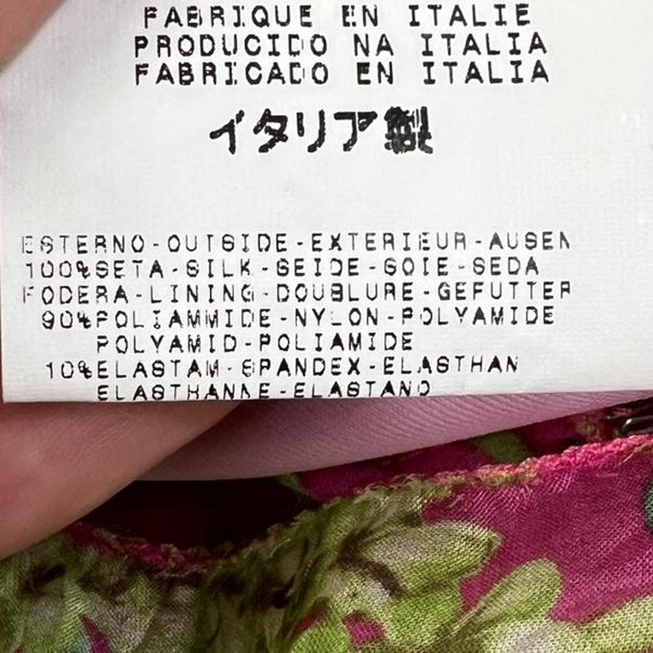 Versace Jeans Couture Pink Floral Print Silk Midi Skirt - Outfit Repeater