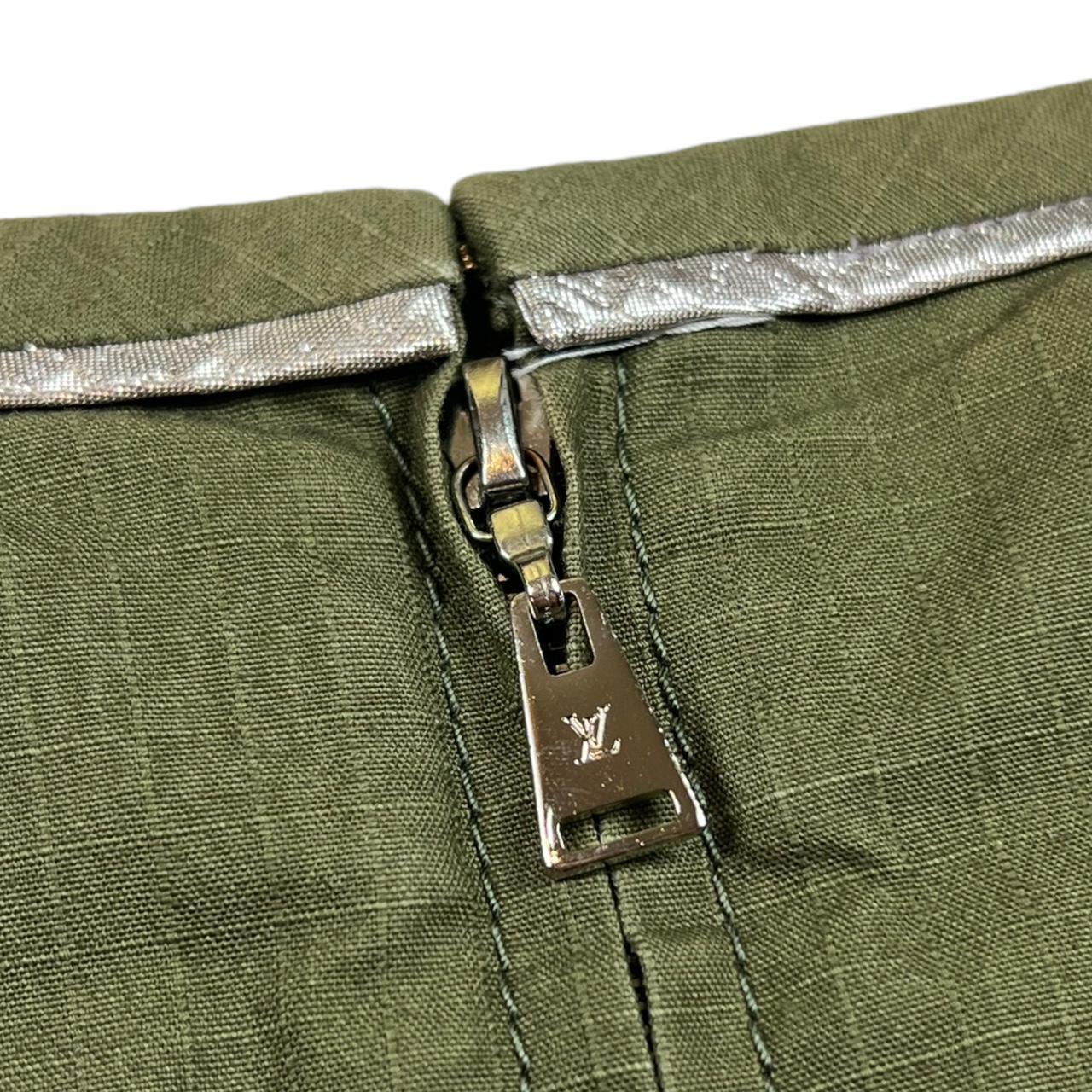 Louis Vuitton Khaki Green Cargo Pocket Midi Skirt - Outfit Repeater