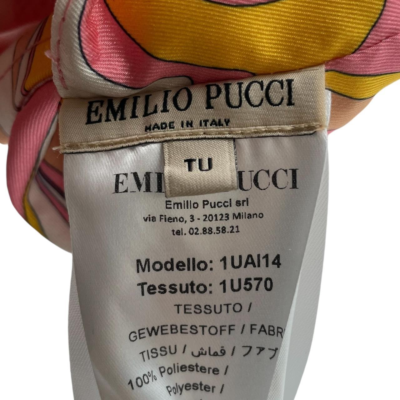 Emilio Pucci Pink Printed Silk Sleeping Eye Mask