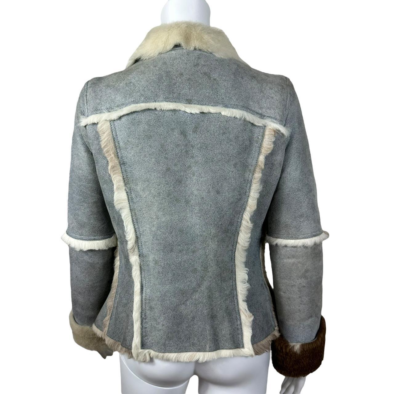 Dolce & Gabbana 'Denim Look' Shearling Suede Jacket - Outfit Repeater