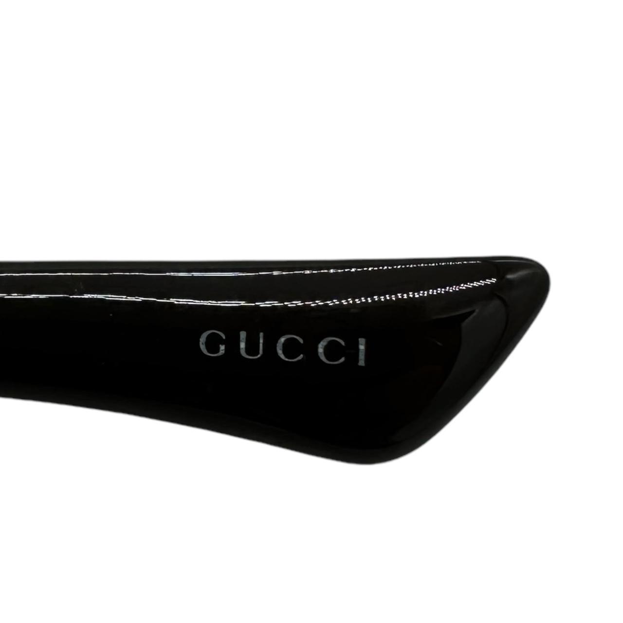 Gucci Brown Shield Monogram Sunglasses