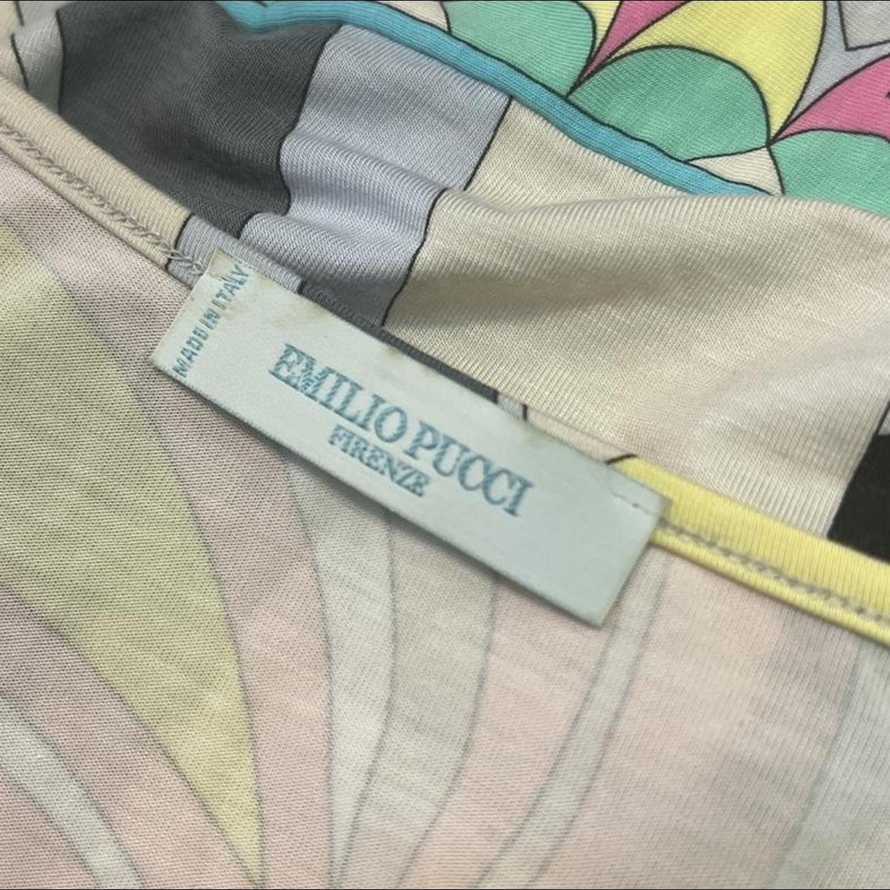 Emilio Pucci Firenze Multicolor Printed Long Sleeve Top - Outfit Repeater