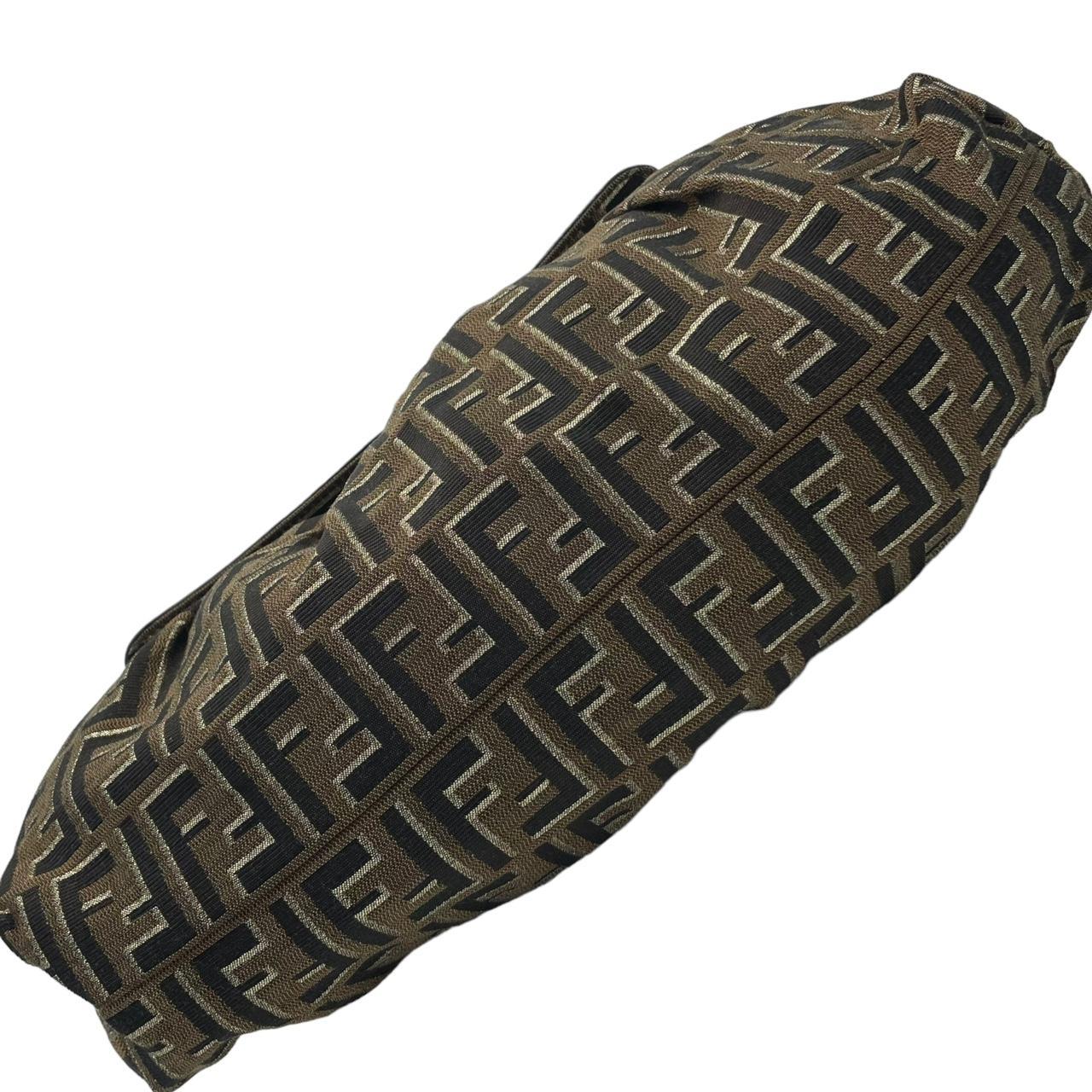 Fendi Zucca Chef Shoulder Bag Brown Monogram Fabric