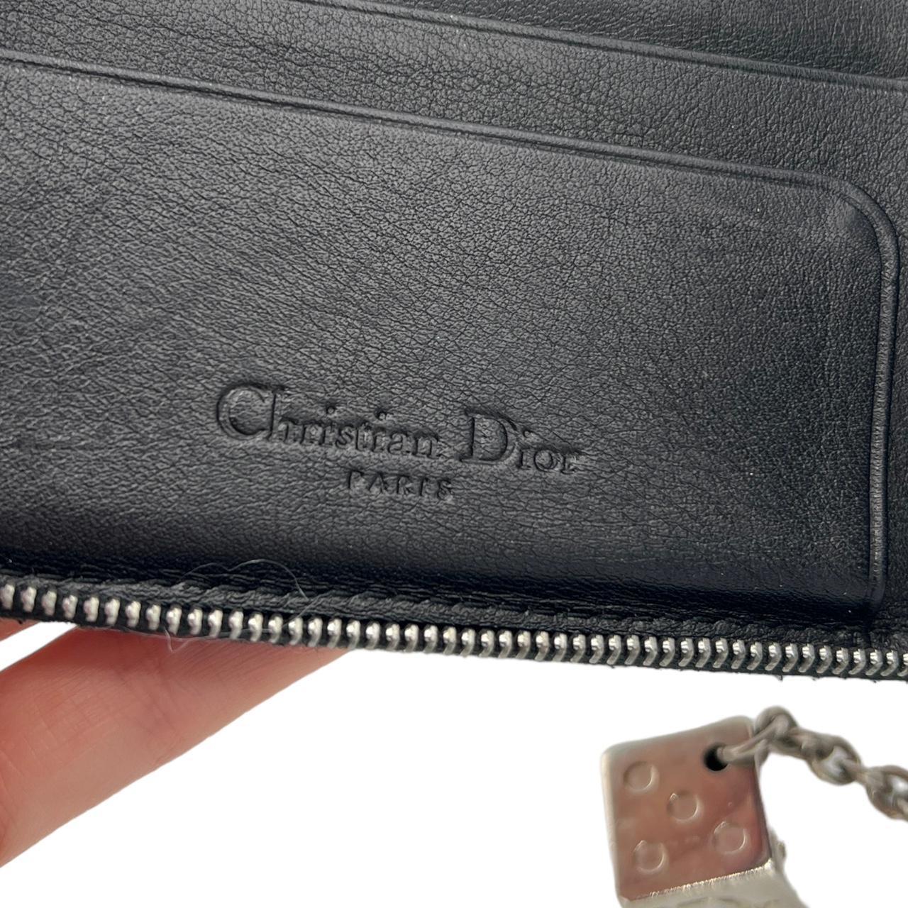 Christian Dior Gambler Dice Wallet Pink Leopard Print
