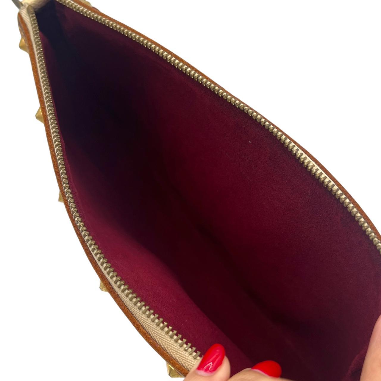 Louis Vuitton Pochette Bag White Multicolor Monogram