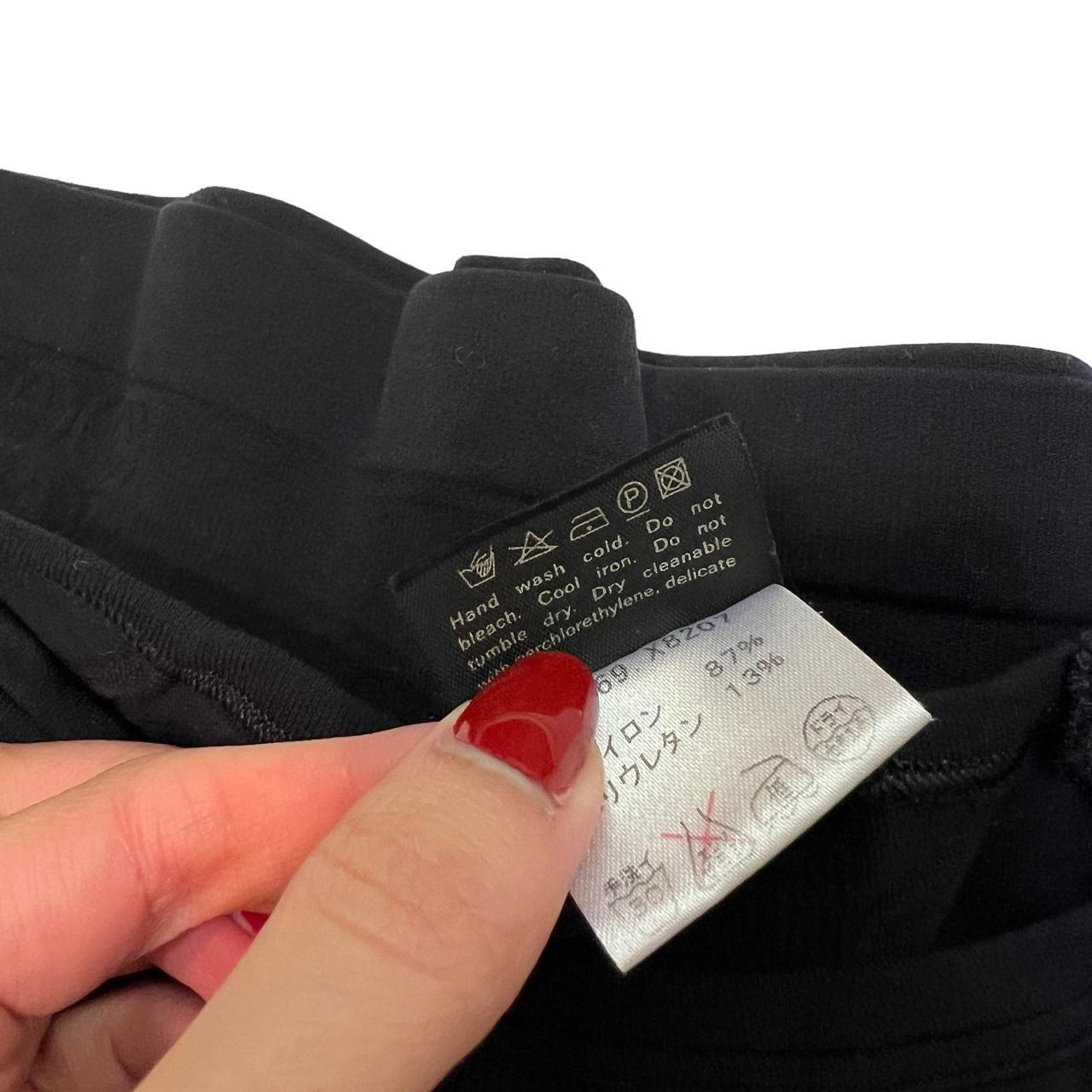 Gucci Black Spandex Logo Thermal Longsleeve Top