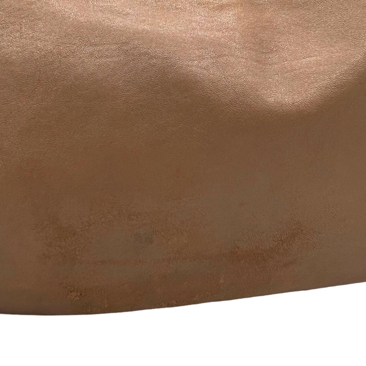 Fendi Tan Leather Oversized Hobo Shoulder Bag