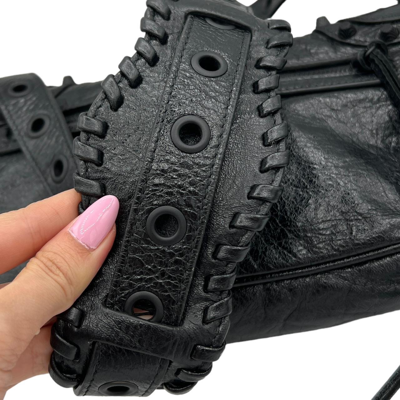 Balenciaga Crossbody Bag Black Leather XS