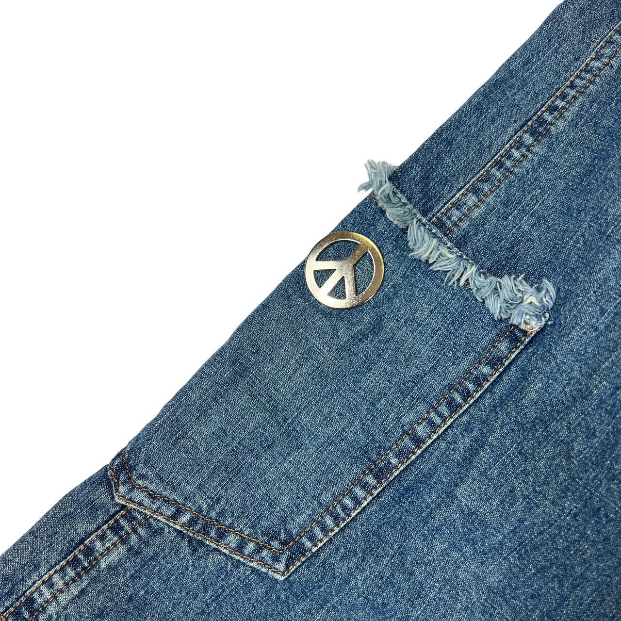 Moschino Jeans Distressed Denim Midi Skirt - Outfit Repeater