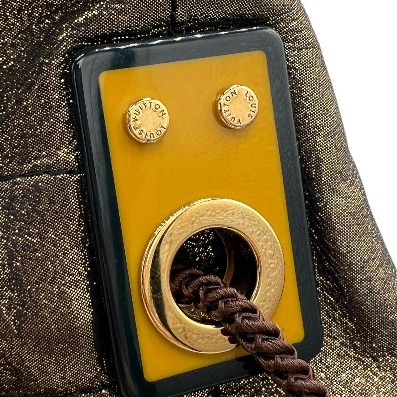 Louis Vuitton Sunbird Metallic Snakeskin and Monogram Canvas Tote Bag - Outfit Repeater