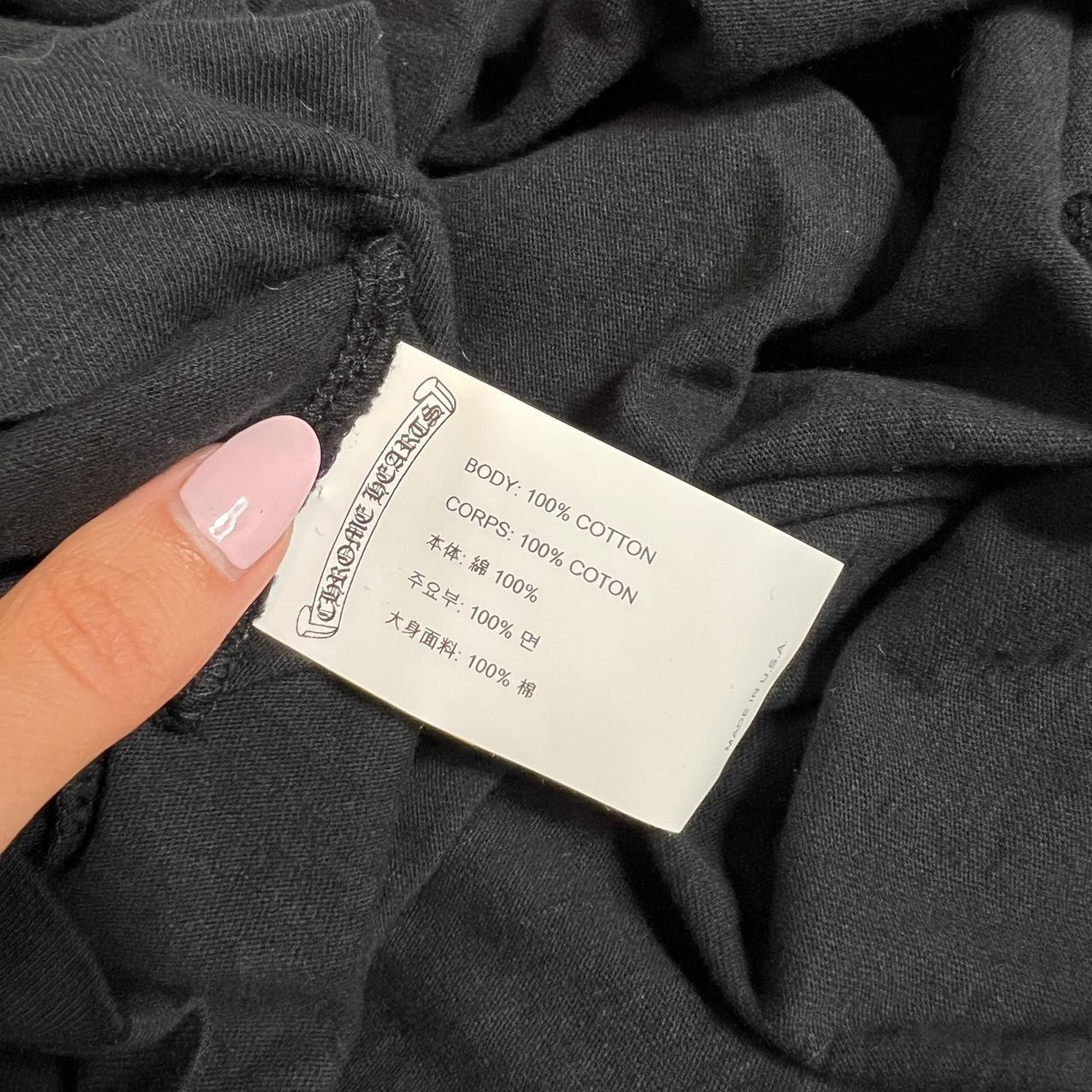 Chrome Hearts Black Embroidered Dagger Logo T-Shirt - Outfit Repeater