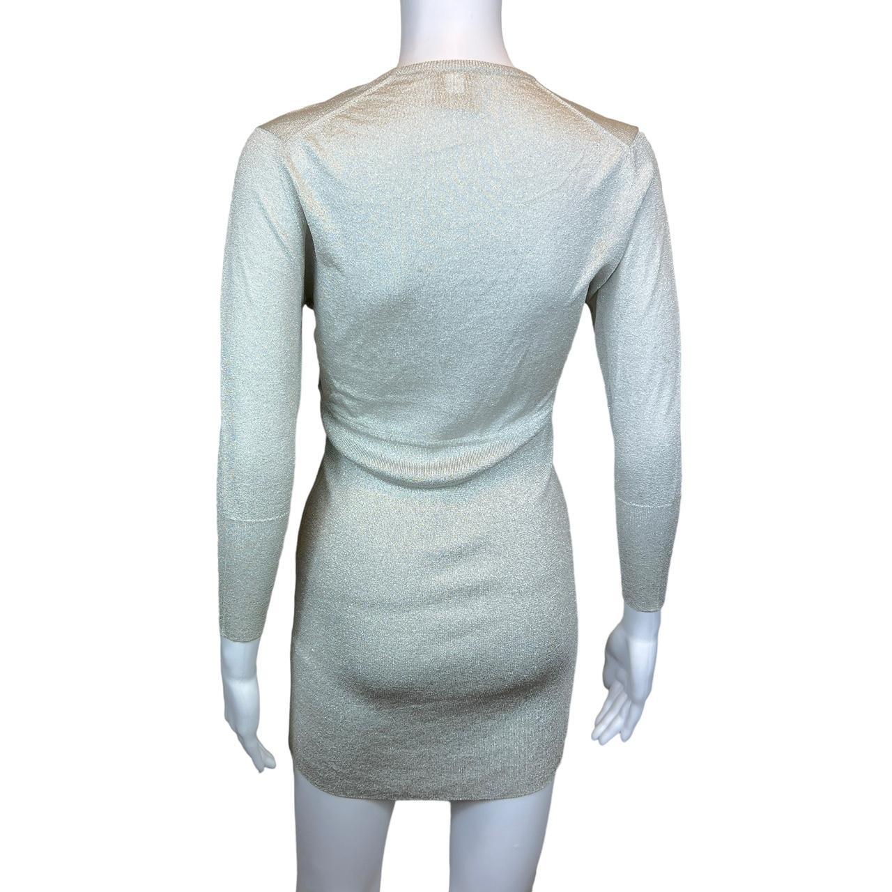 Vivienne Westwood London Silver Knit Mini Dress - Outfit Repeater