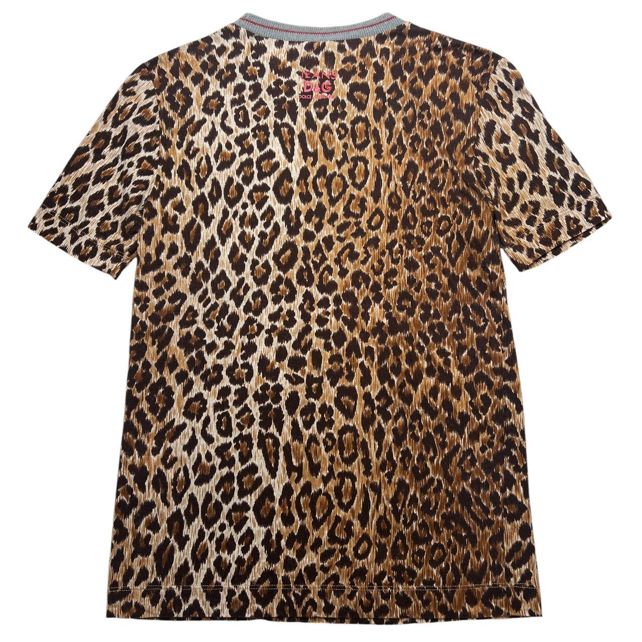 D&G Dolce & Gabbana Leopard Print T-Shirt